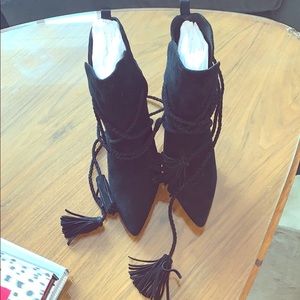 Schutz Fadhila suede bootie